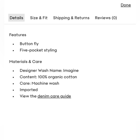 ‘90s Jean - AGOLDE - Size 25 - Color: Imagine - NWOT - Picture 9 of 13